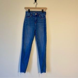 American Eagle Curvy Hi-Rise Jeggings Size 4 Long